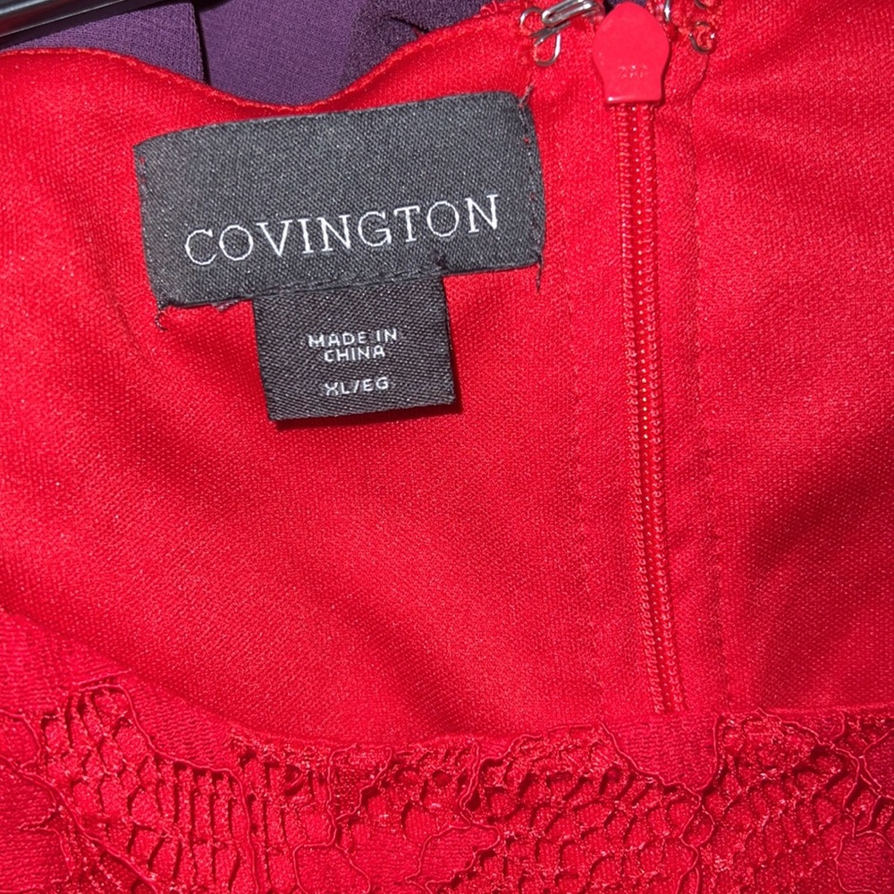 Red Covington Dress size XL - Picture 7 of 9